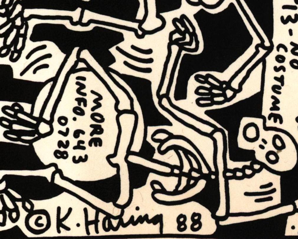 Halloween 1989 (Ankündigung) von Keith Haring im Angebot 2