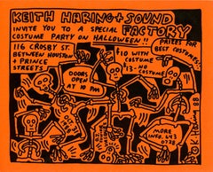 Keith Haring Halloween 1989 (announcement) 