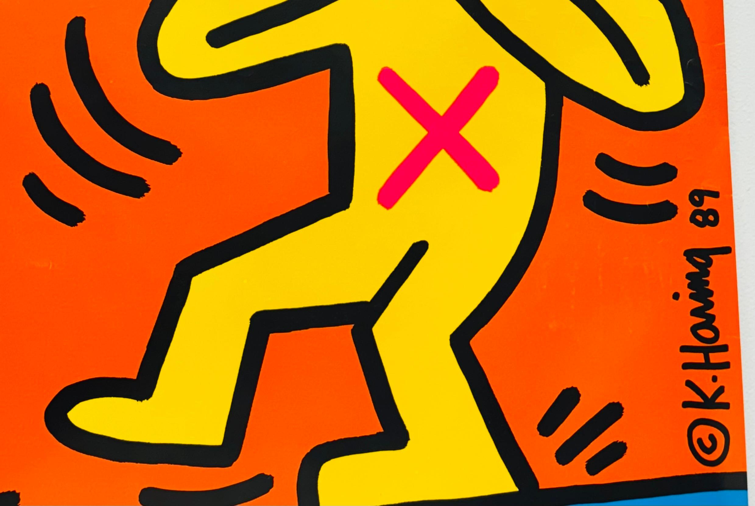 Keith Haring Ignorance = Fear, 1989 (affiche de Keith Haring Act Up) en vente 1