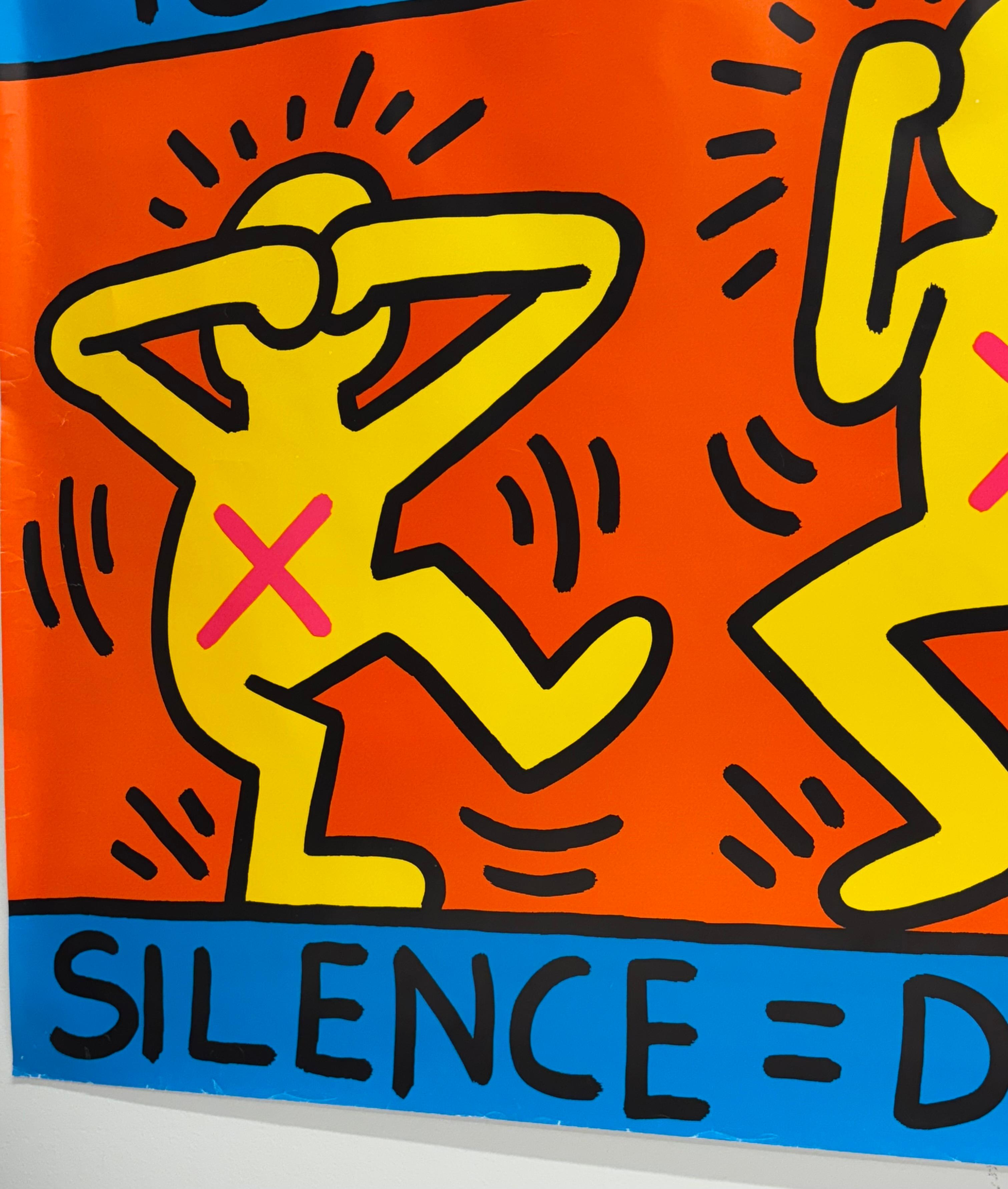 Keith Haring Ignorance = Fear, 1989 (affiche de Keith Haring Act Up) en vente 2