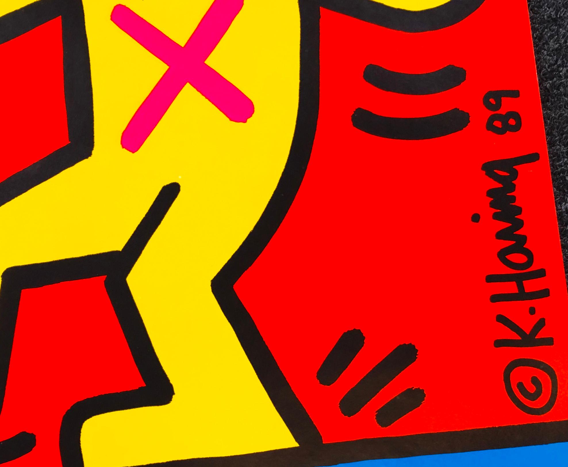 Keith Haring Ignorance = Fear, 1989 (Keith Haring Act Up poster) 2