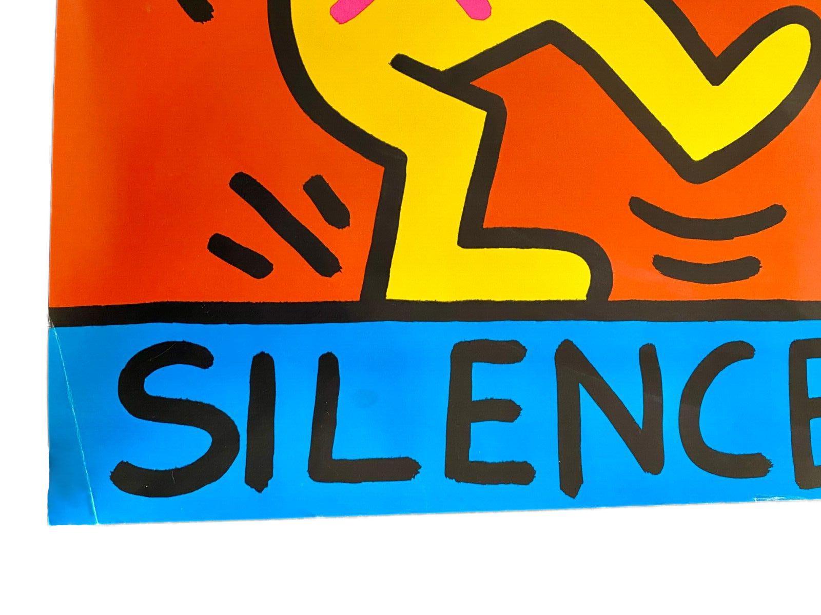 Keith Haring Ignorance = Fear, 1989 (Keith Haring Act Up poster) 1