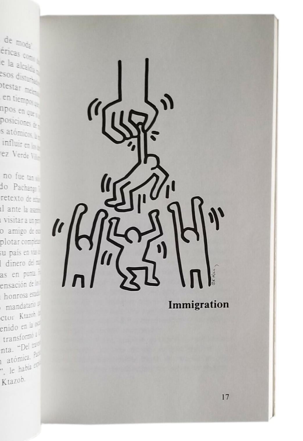 Keith Haring illustration art 1986 (Keith Haring 1986) For Sale 6