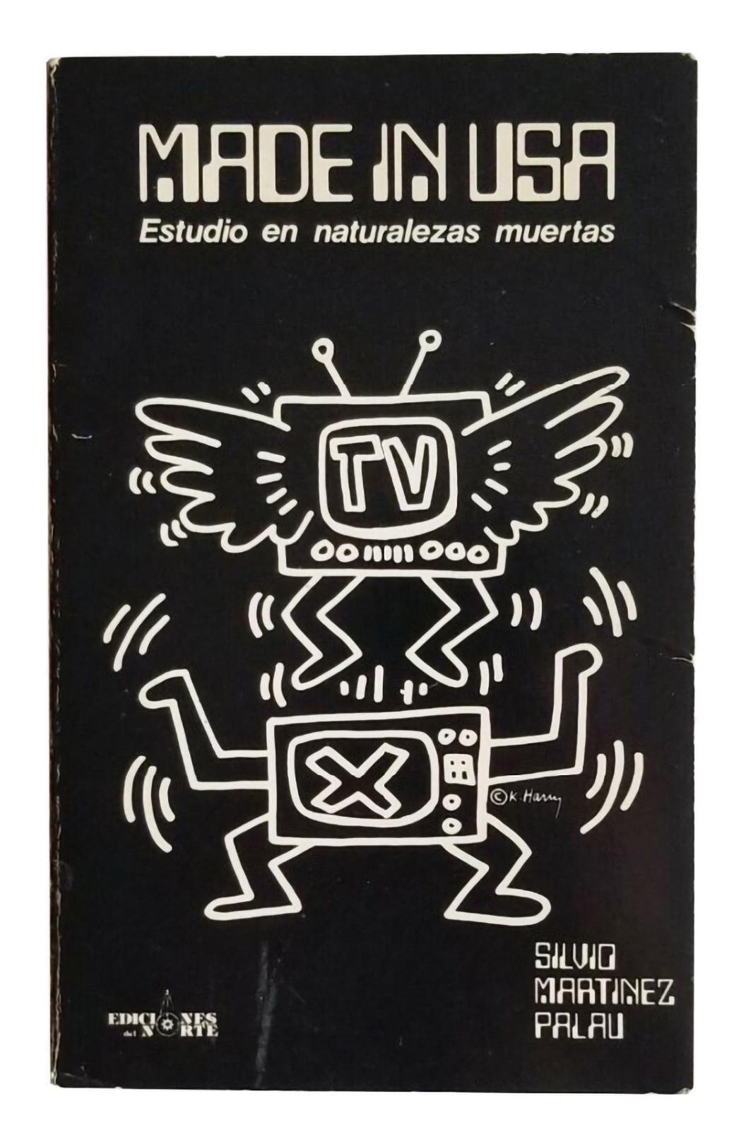 Keith Haring Cover Art 1986:
A rare highly collectible 1986 art publication featuring standout cover art by Keith Haring.

Offset printed cover art and interior illustrations; softcover; 150+ pages. Text in Spanish.

Approximately 6x8 inches.

Some