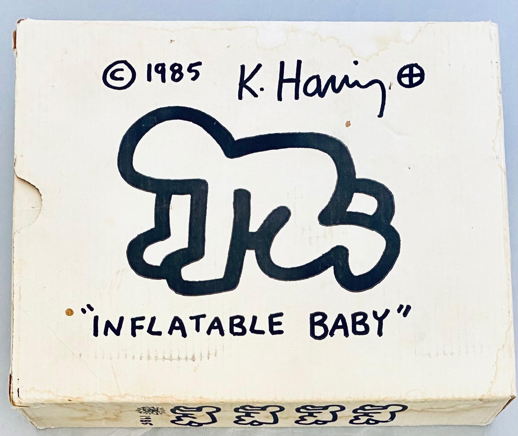 inflatable baby keith haring