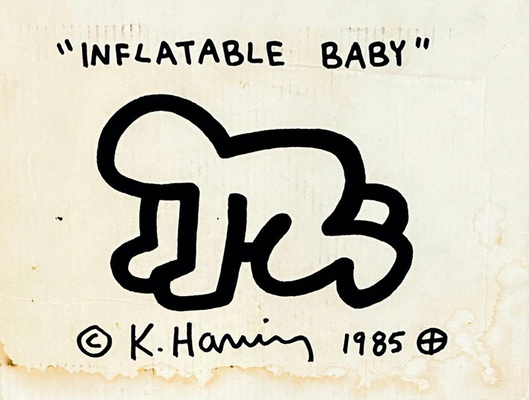 Keith Haring Keith Haring Inflatable Baby Box Keith Haring Pop Shop 1980s At 1stdibs