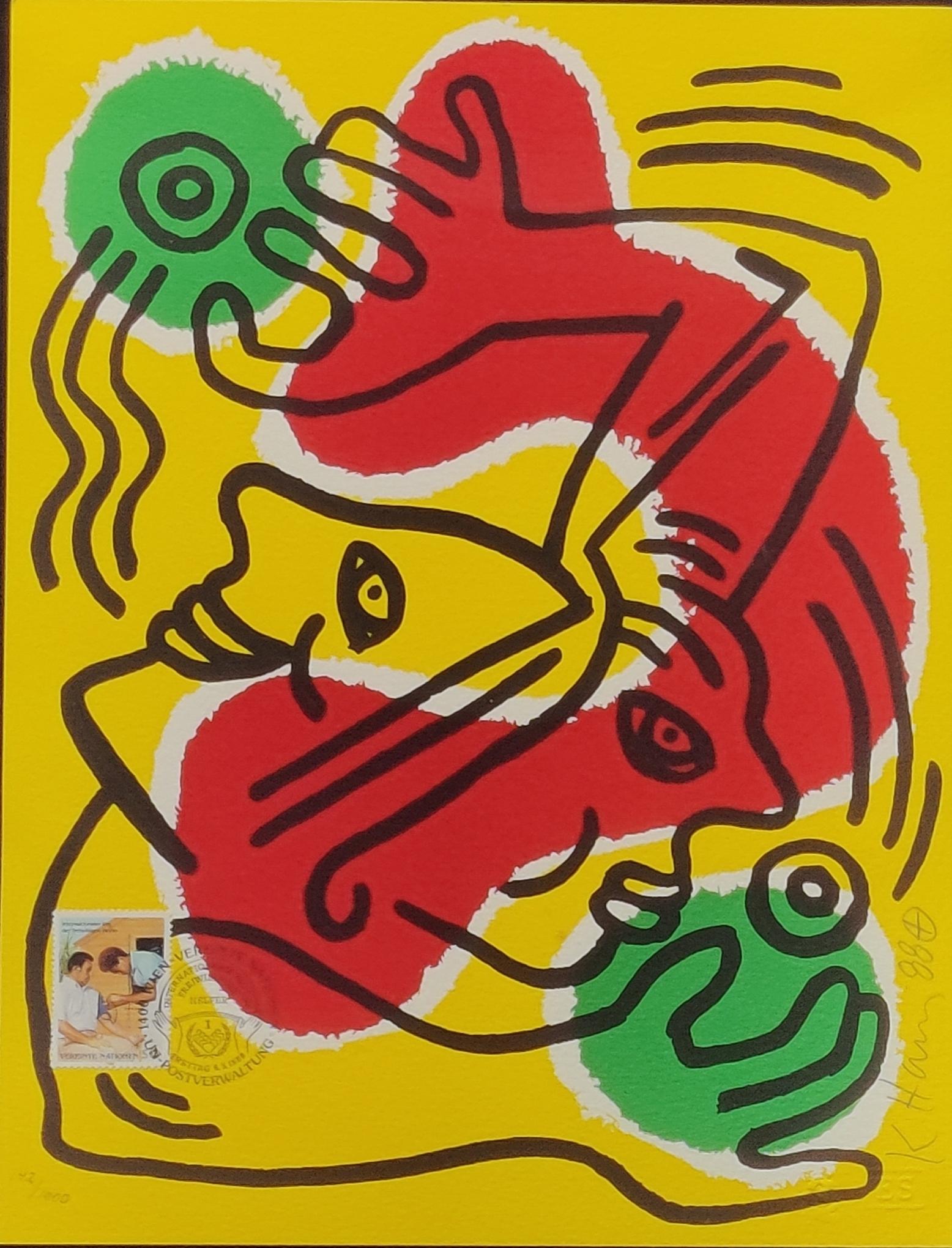Keith Haring -- International Volunteer Day For Sale 1