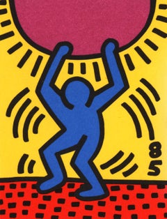 Keith Haring International Youth Year 1985 (signé à la main)