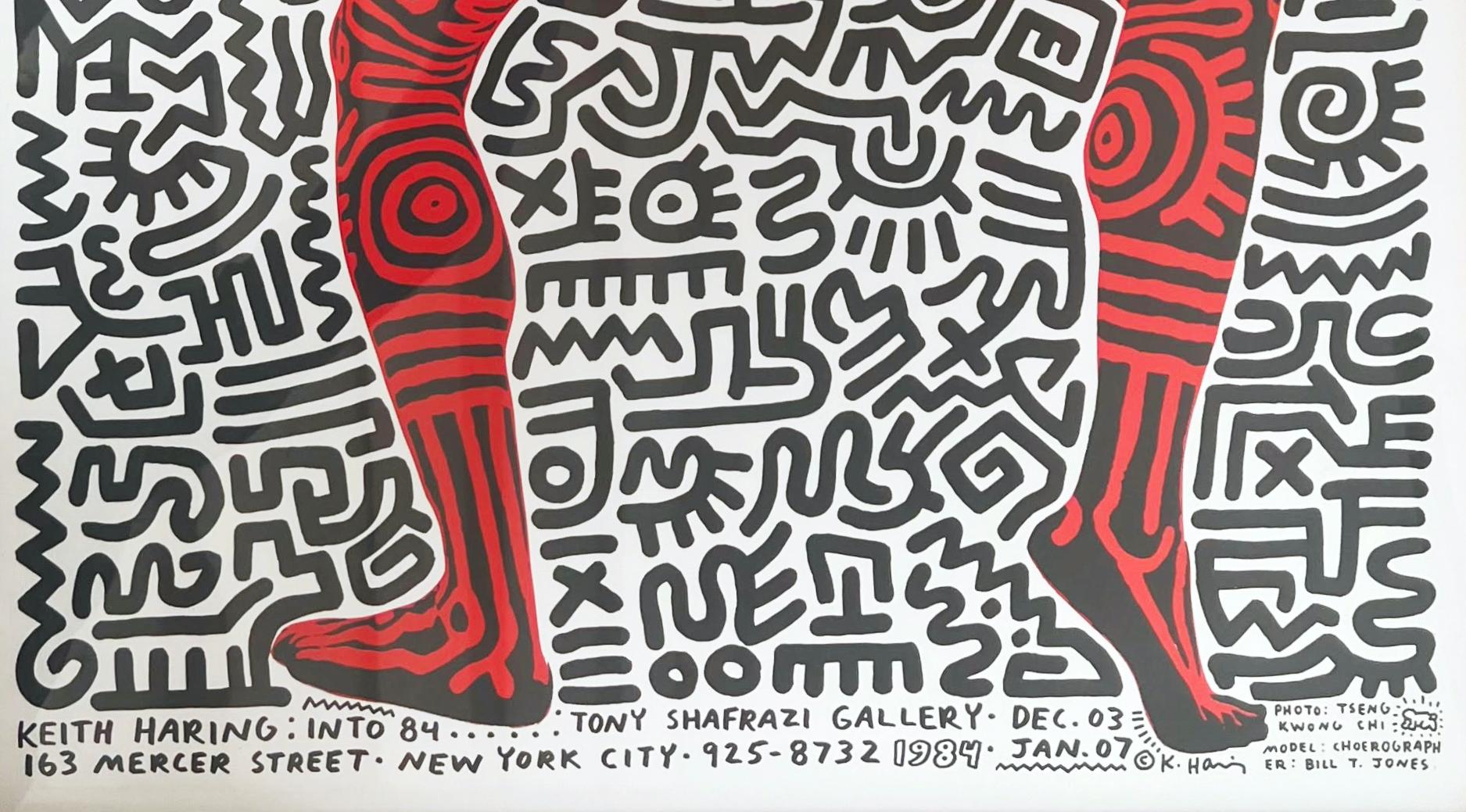 Keith Haring Into 84 poster (vintage Keith Haring)  2