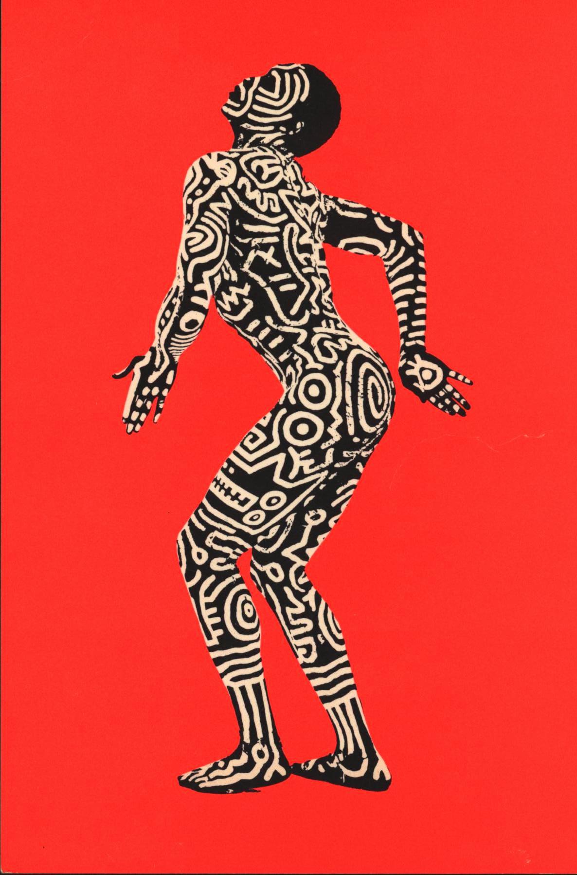 Keith Haring Into 84 (set de 3 announcements de Haring Shafrazi)  en vente 5