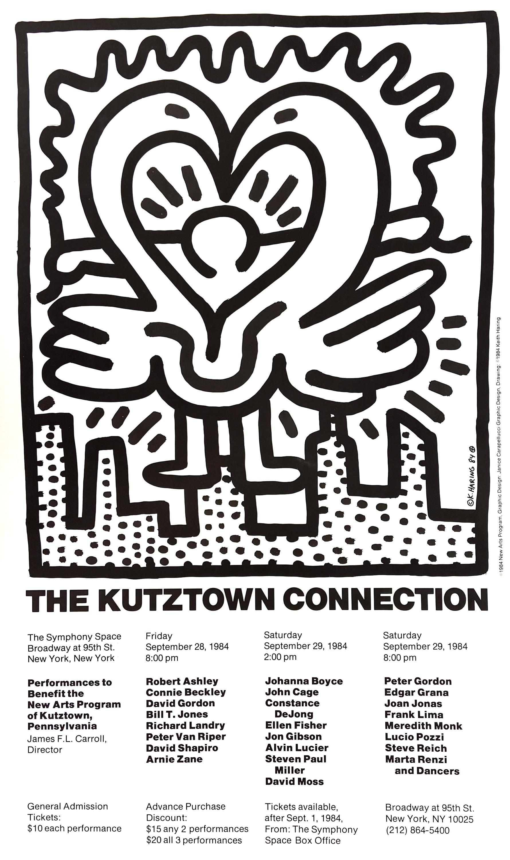 Keith Haring Kutztown Connection 1984 (Keith Haring prints posters) For Sale 1