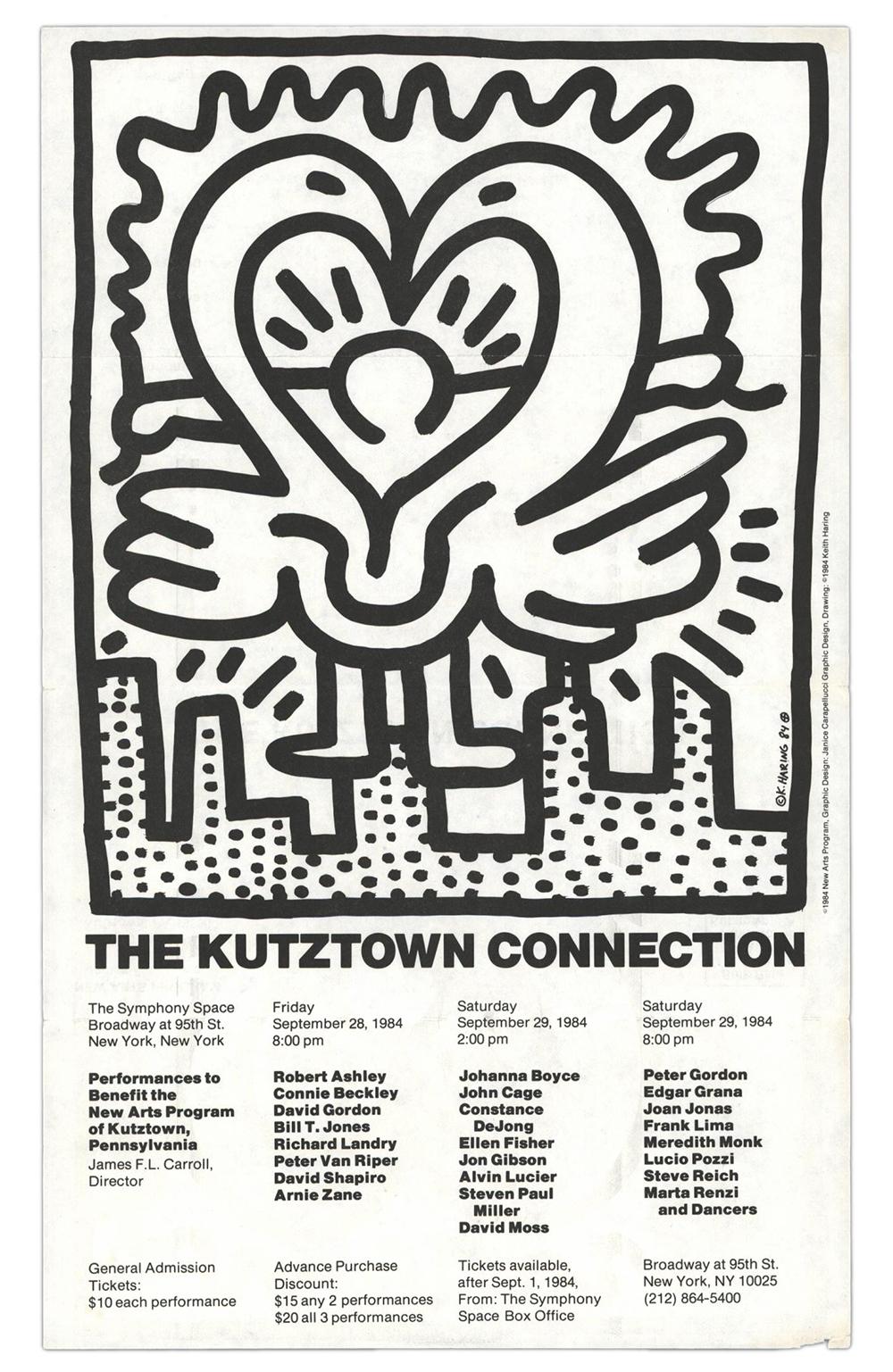 Keith Haring Kutztown Connection 1984 (Keith Haring prints posters) For Sale 4