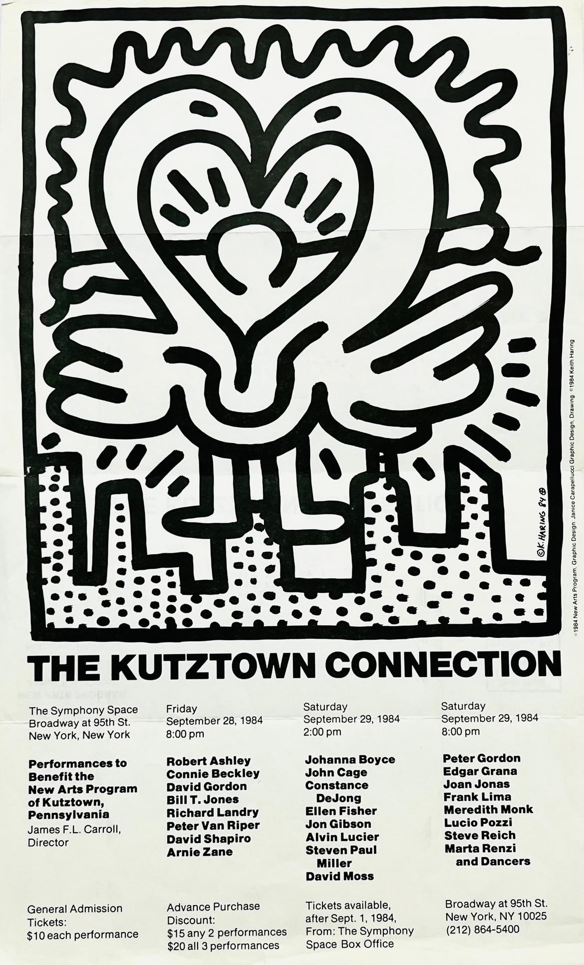 Keith Haring Kutztown Connection 1984 (Keith Haring prints posters) For Sale 4