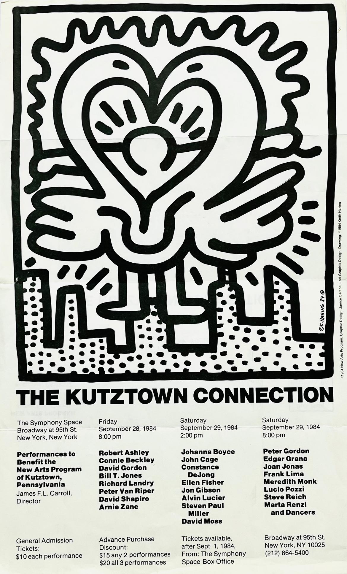 Keith Haring Kutztown Connection 1984 (Keith Haring prints posters) For Sale 1