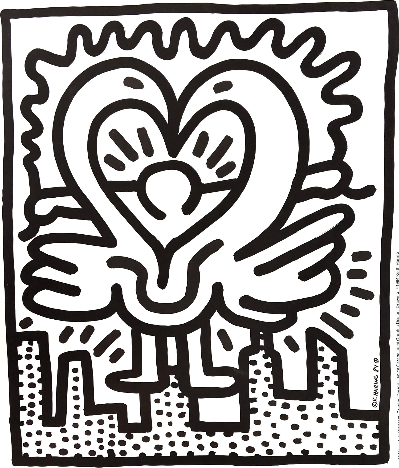 Keith Haring Kutztown Connection 1984 (Keith Haring imprime des affiches)