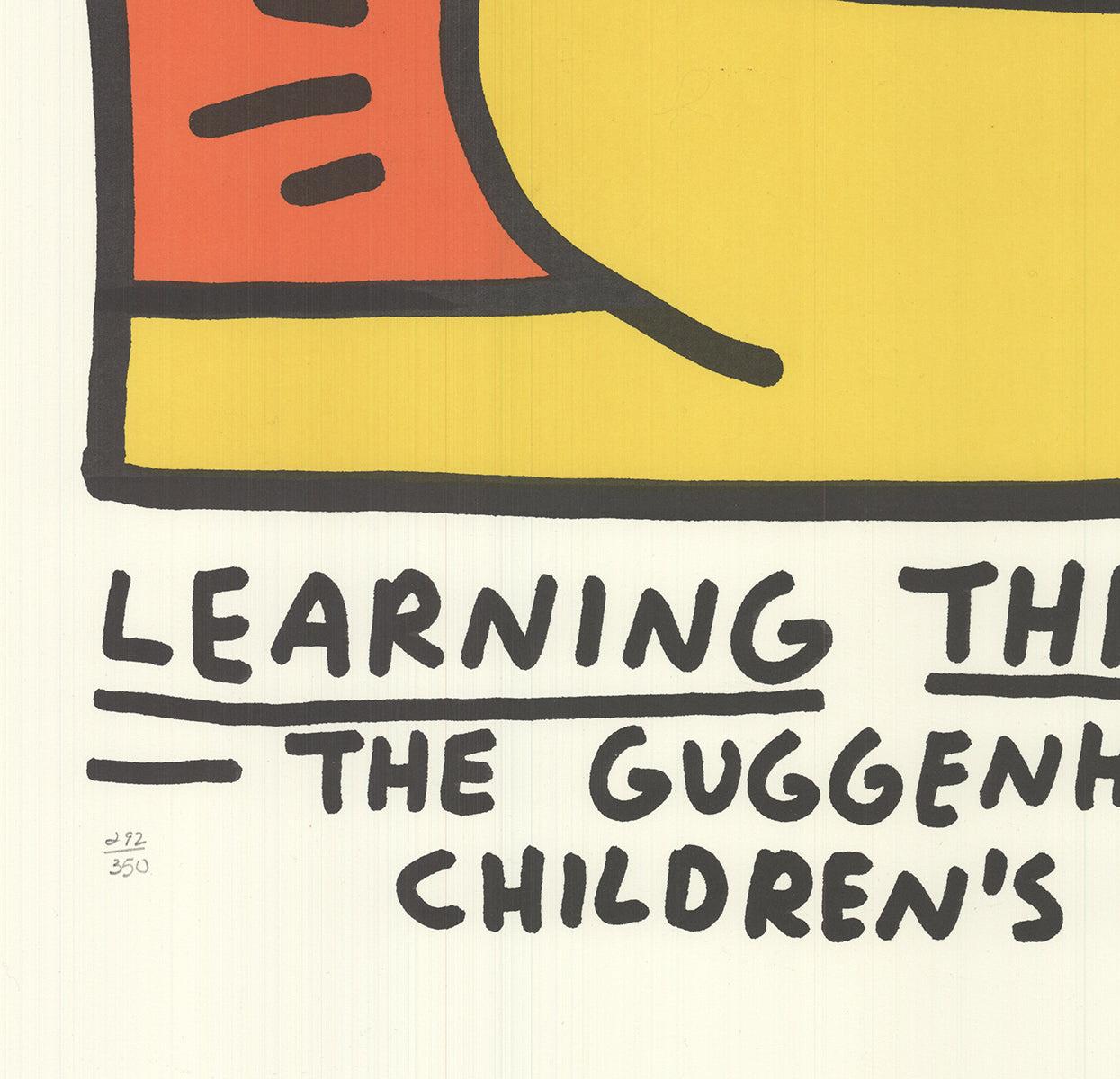 KEITH HARING Learning Through Art, 1990 For Sale 2