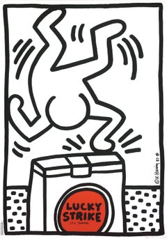 Vintage Keith Haring Lucky Strike (White)
