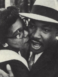 Keith Haring gestaltete 1988 eine Ankündigung zum Martin Luther King Day