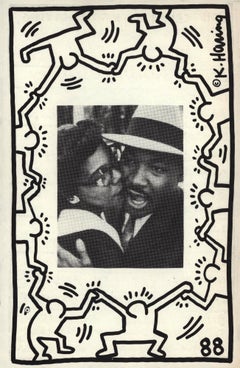 Keith Haring Feier zum Martin Luther King Day 1988 (Ankündigung)