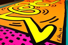 KEITH HARING - Montreux Jazz Festival, 1983 - Screen print - New York Pop Art