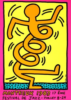 Keith Haring Montreux Jazz Serigraph (Keith Haring prints)