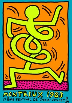 Keith Haring Montreux Jazz Silkscreen (Keith Haring prints)