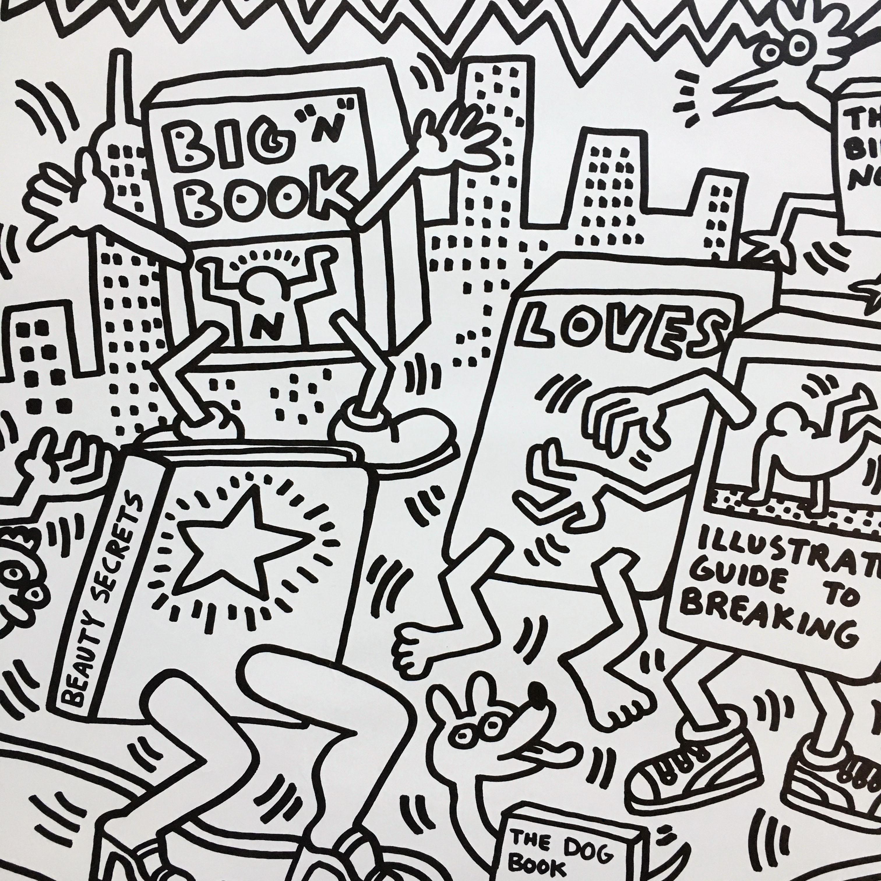 keith haring posters book