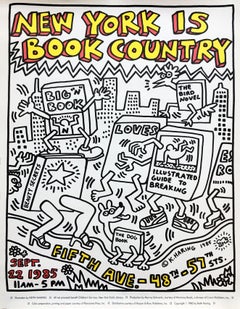 Keith Haring New York is Book Country (Keith Haring prints) 