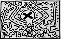 Keith Haring Nuclear Disarmament poster 1982