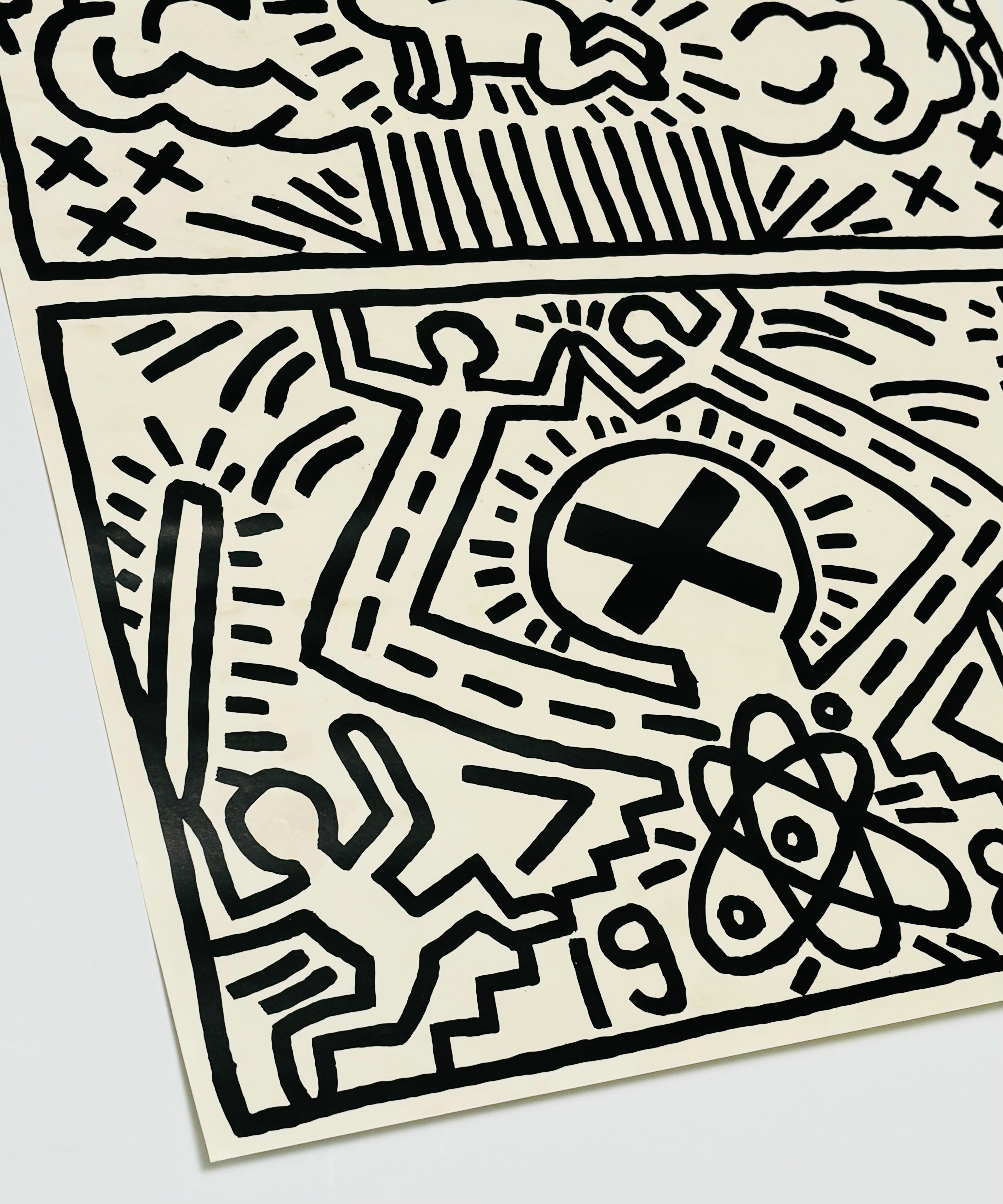 Keith Haring Nuclear Disarmament poster 1982 1