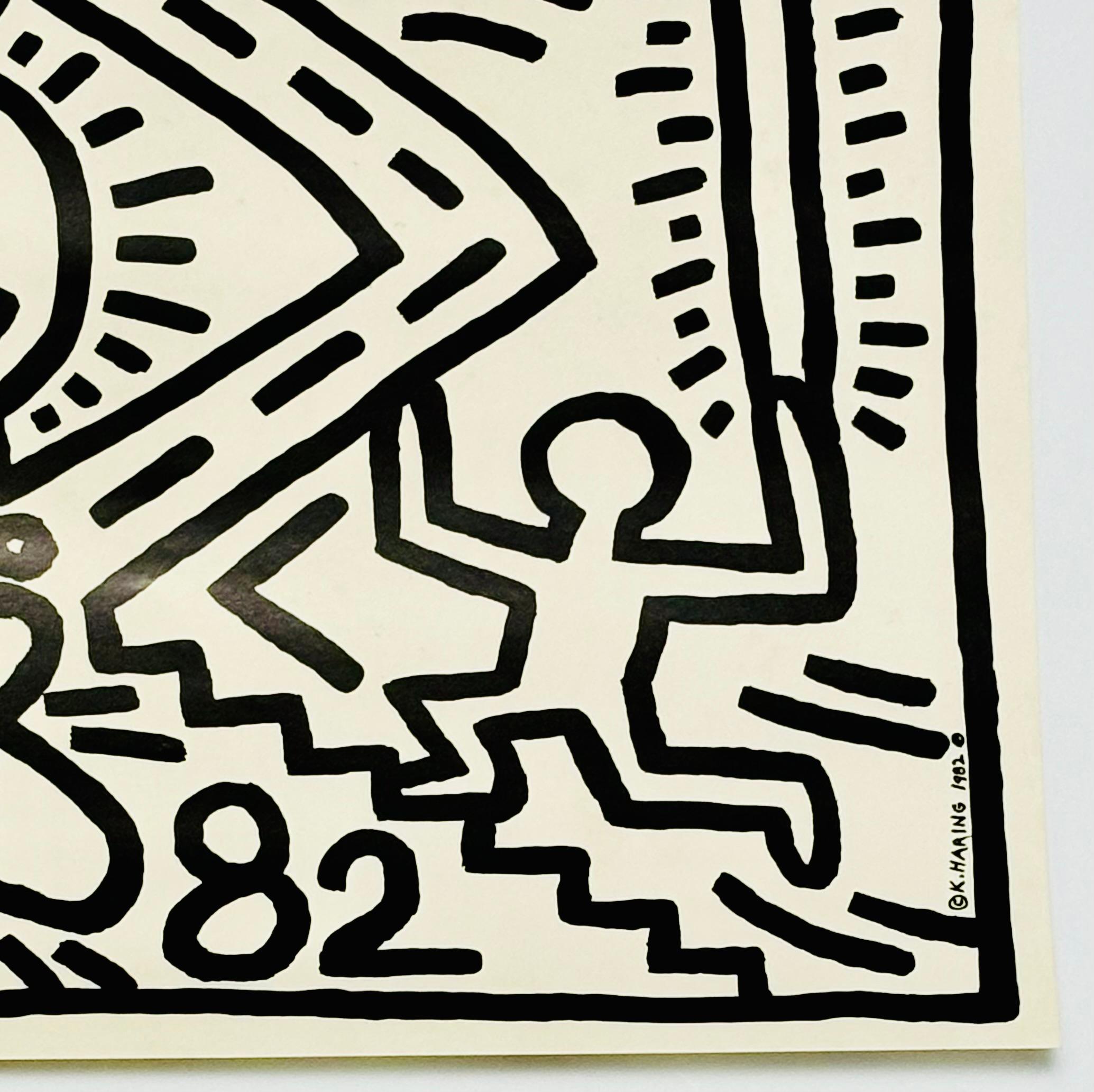 Keith Haring Nuclear Disarmament poster 1982 2