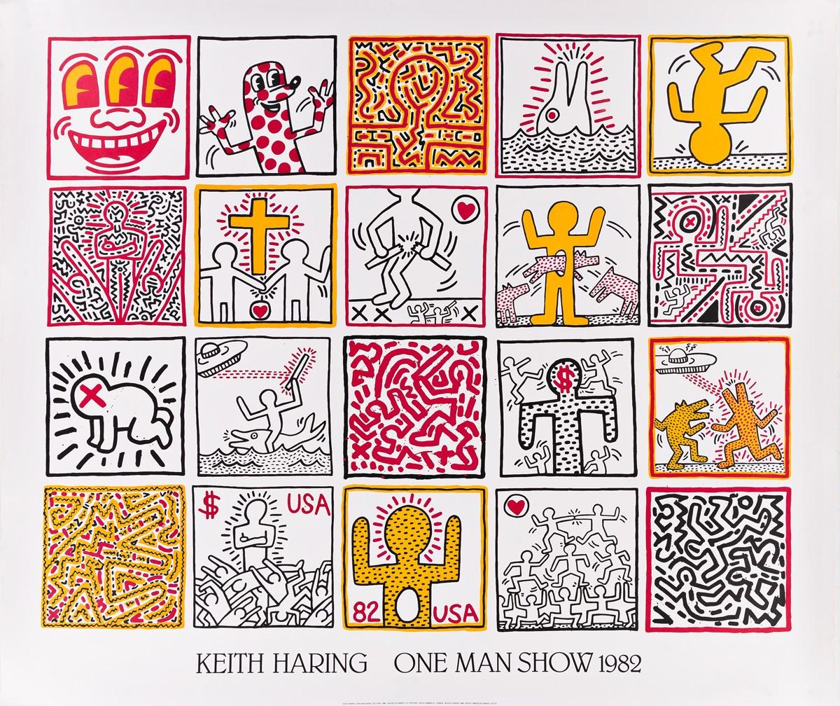 keith haring one man show 1982