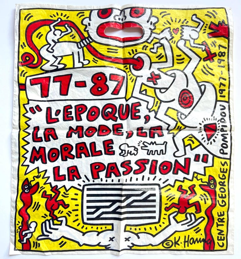 Keith Haring Paris 1987 (Keith Haring Pompidou) For Sale 1