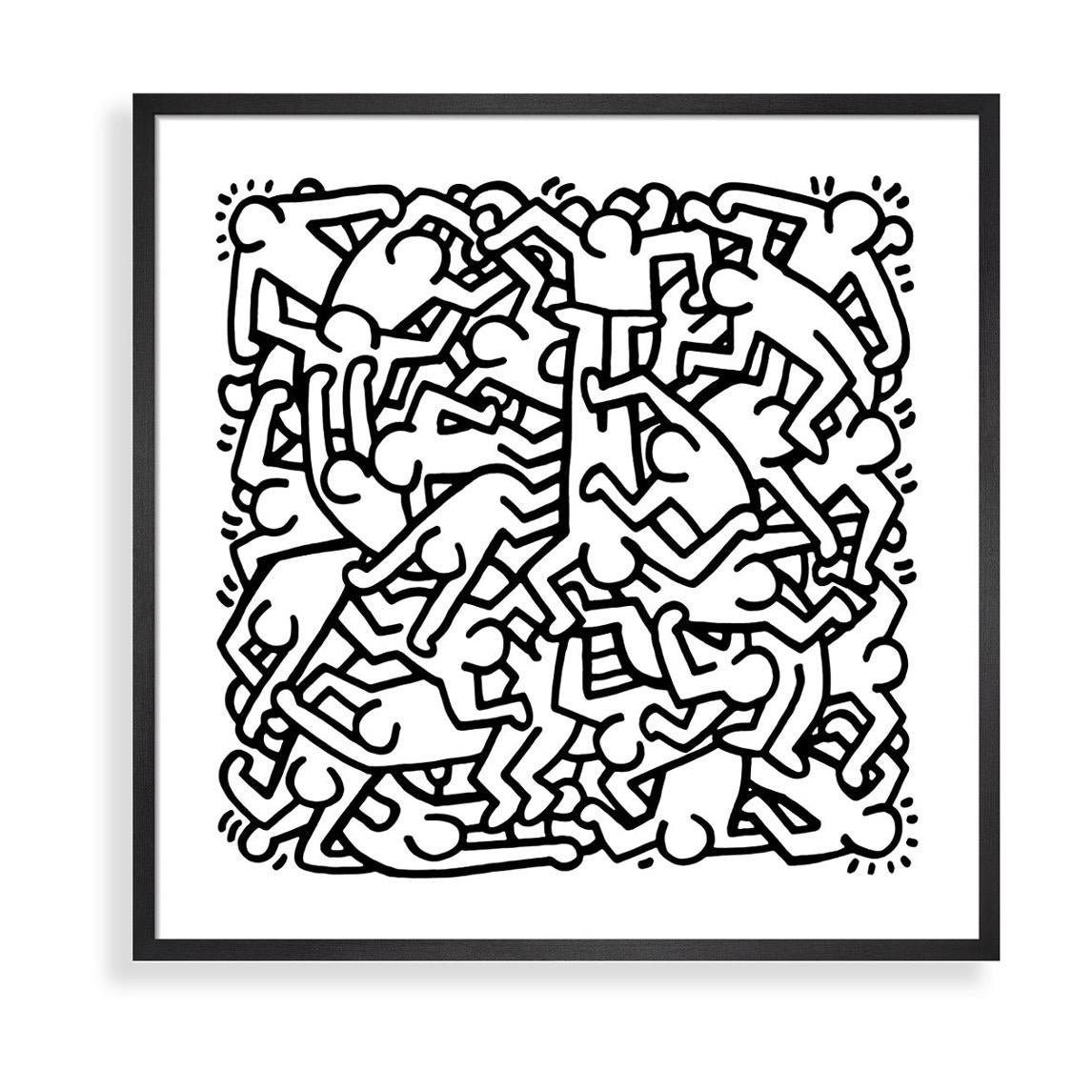keith haring signed lithograph