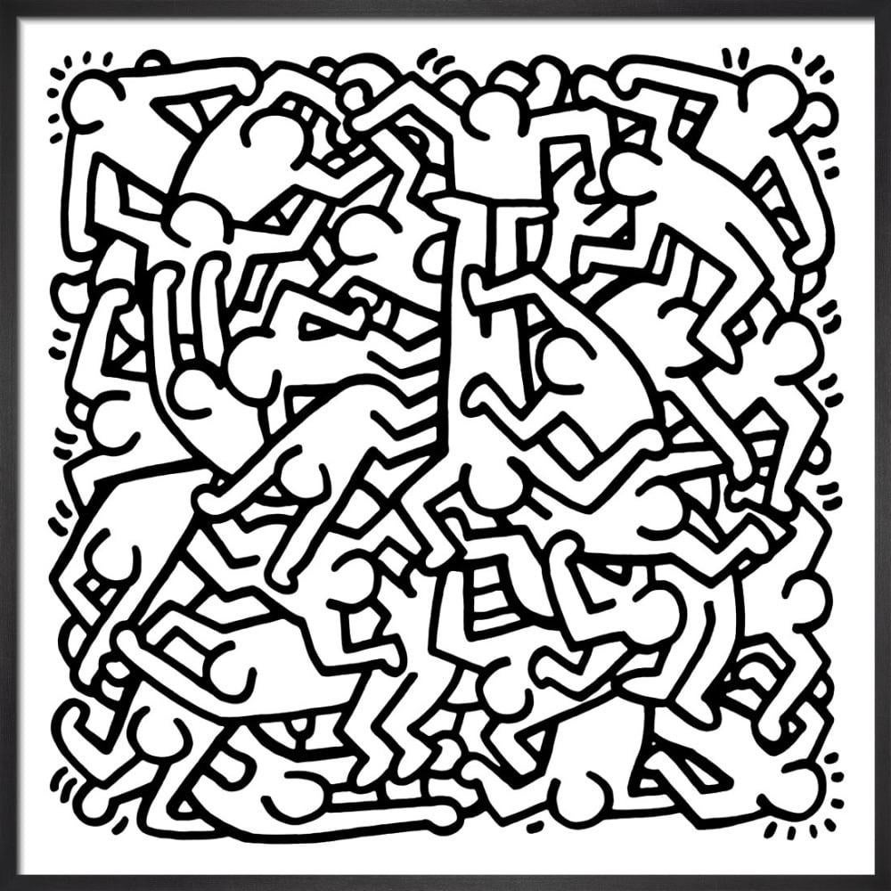 Keith Haring, Invitation à la fête de la vie, 1986 (encadré)

102 x 102cm

Impression giclée sur papier numérique de conservation mat de 250 g/m² fabriqué en Allemagne à partir de pâte de bois sans acide ni chlore. Fabriqué sur une machine