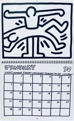 Calendario Keith Haring Pop Shop 1989/1990 (vintage Keith Haring)