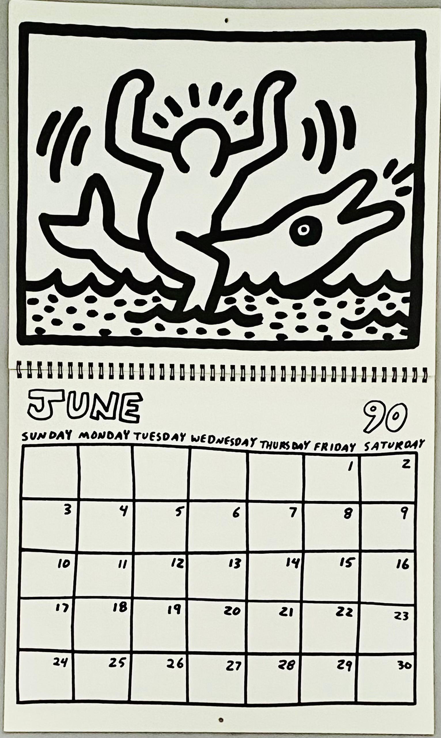 Keith Haring Pop Shop calendar 1989/1990 (vintage Keith Haring)  4