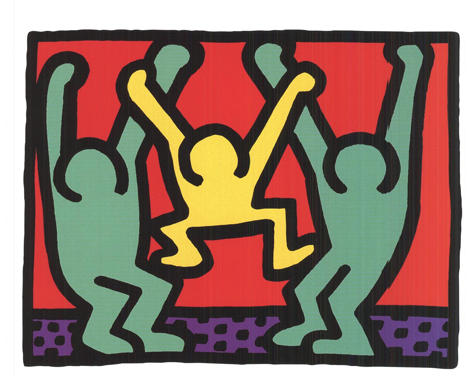 Keith Haring 'Pop Shop Quad I, 1987' 2008- Lithographie offset en vente 3