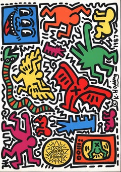 Keith Haring Pop Shop Tokyo 1988 (adesivi)