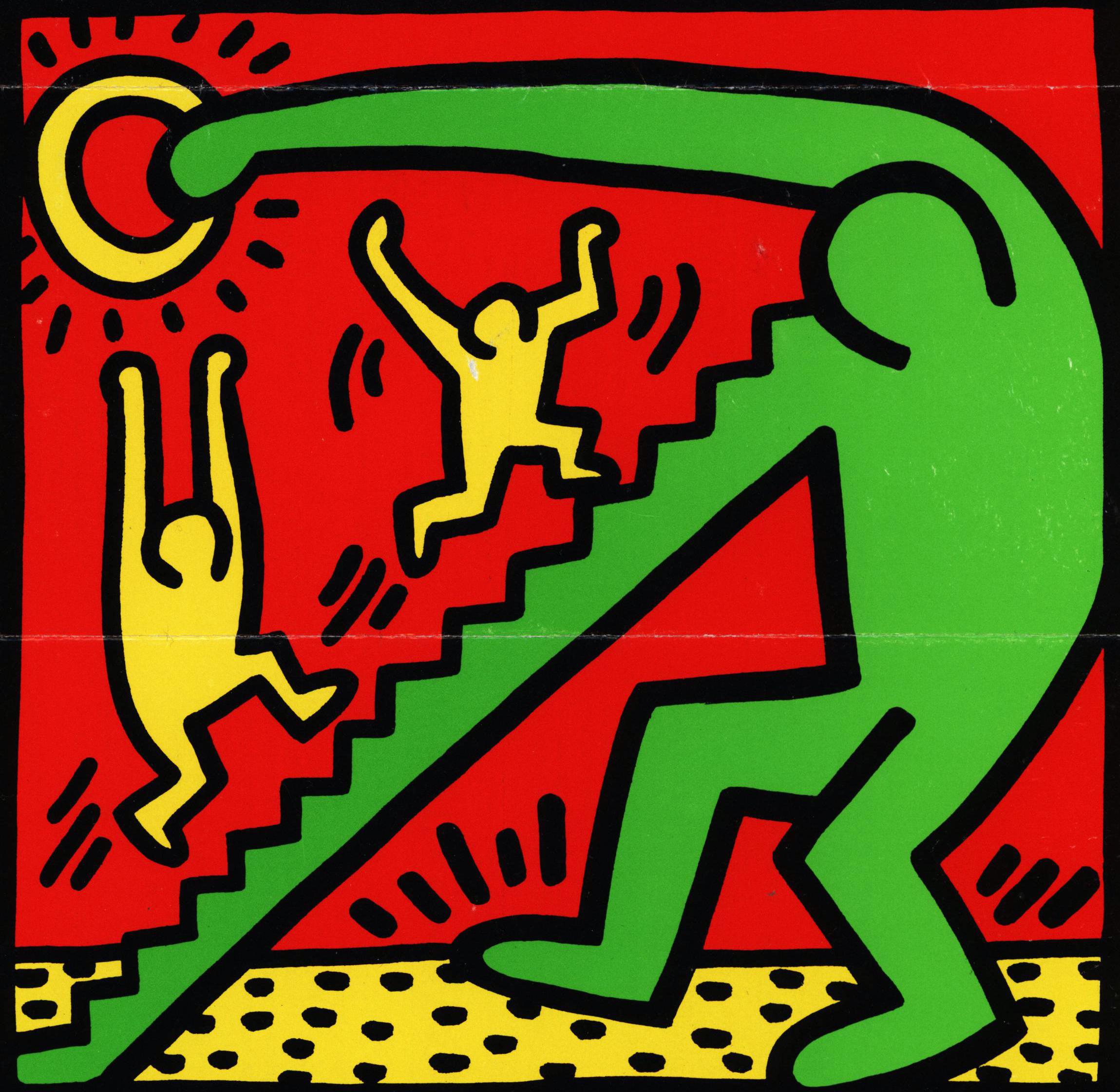 Póster de Keith Haring 1988 (Keith Haring City Kids) en venta 2