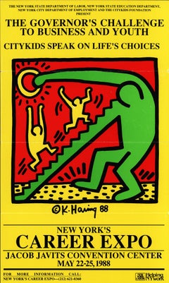 Póster de Keith Haring 1988 (Keith Haring City Kids)
