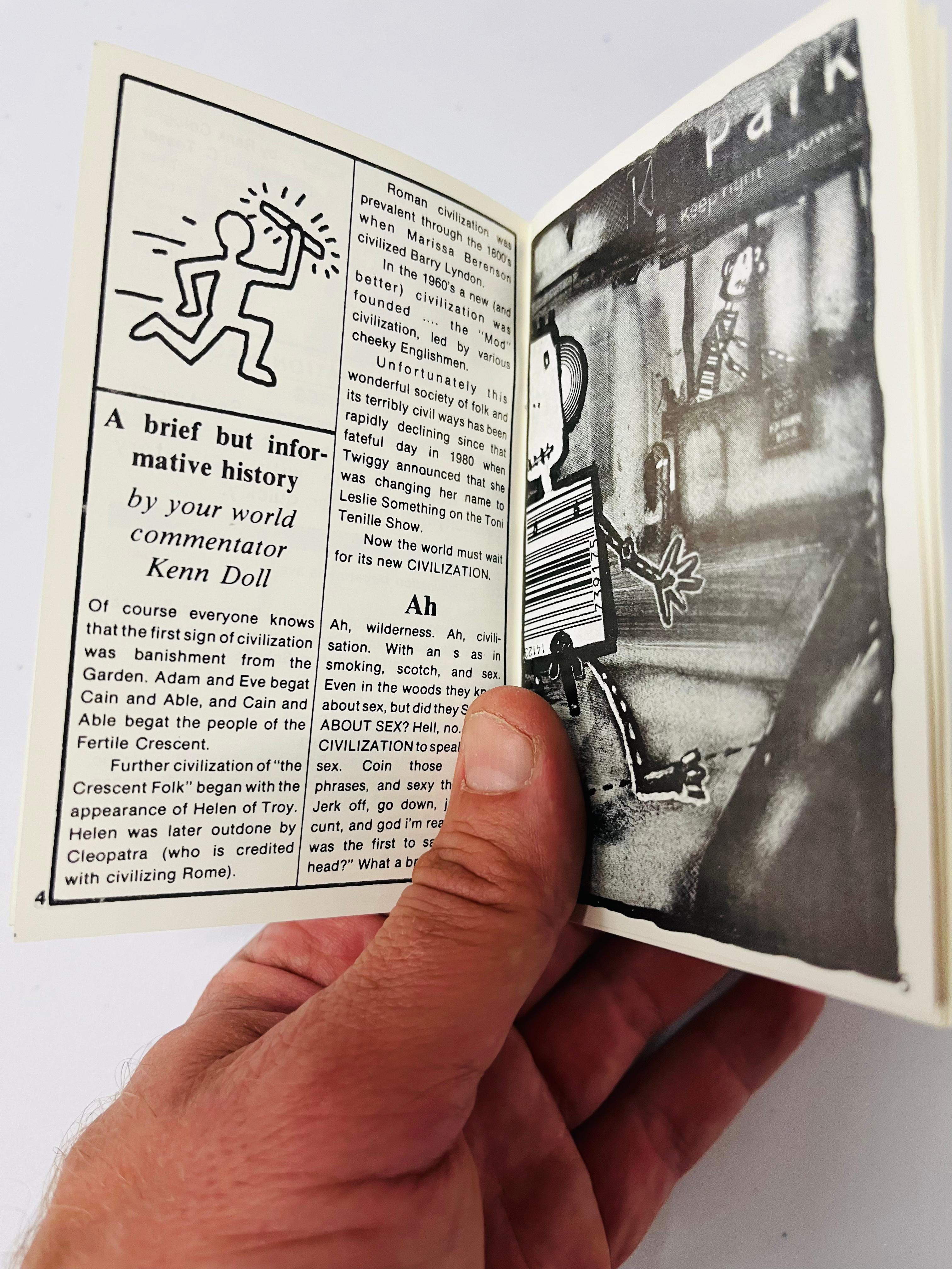 Keith Haring Public Illumination 1981 For Sale 1