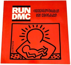 Keith Haring Record Art 1987 (Keith Haring Christmas Run Dmc)
