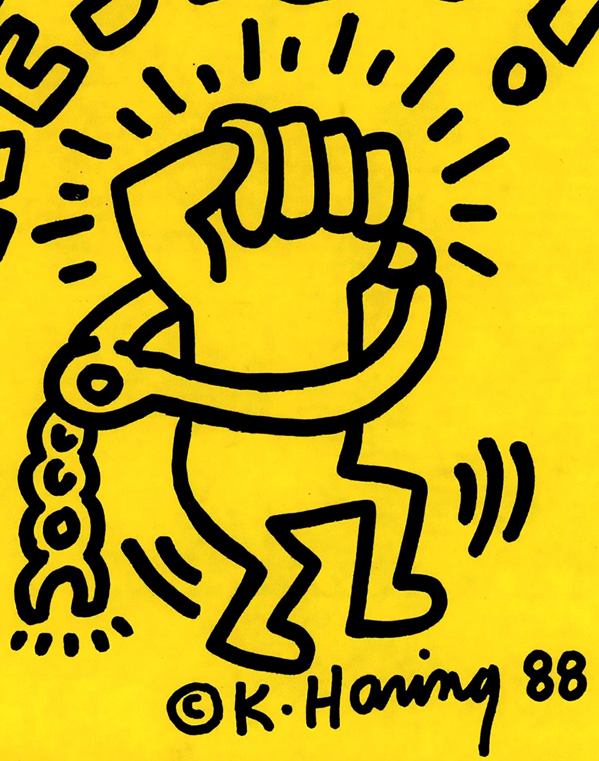 Keith Haring Resist in Concert! 1988  For Sale 2