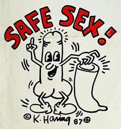 Keith Haring Safe Sex! (Retro Keith Haring 1987)