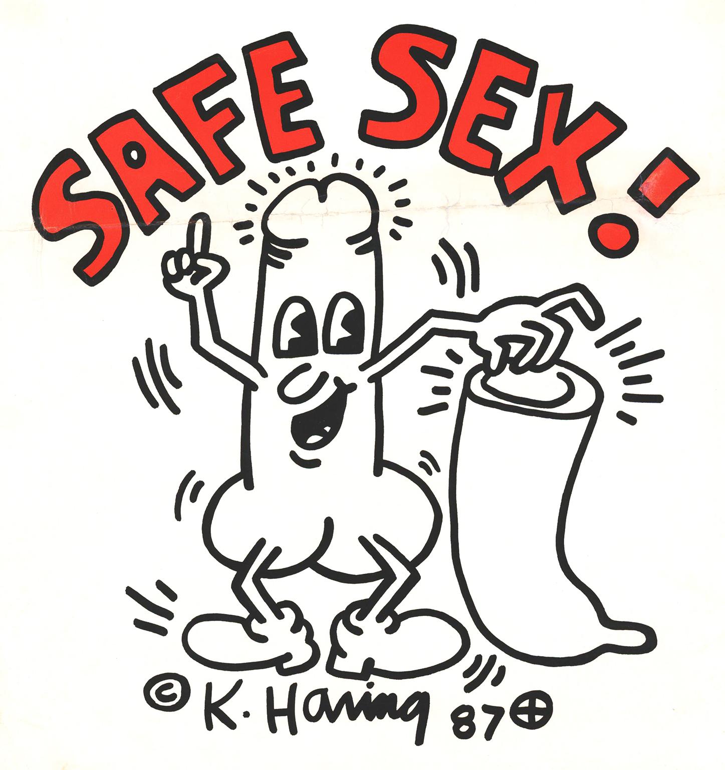 Safe Sex von Keith Haring! (Keith Haring, Jahrgang 1987)