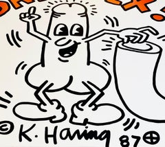 Keith Haring Safe Sex! (vintage Keith Haring poster)