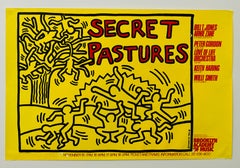 Keith Haring Secret Pastures 1984 poster