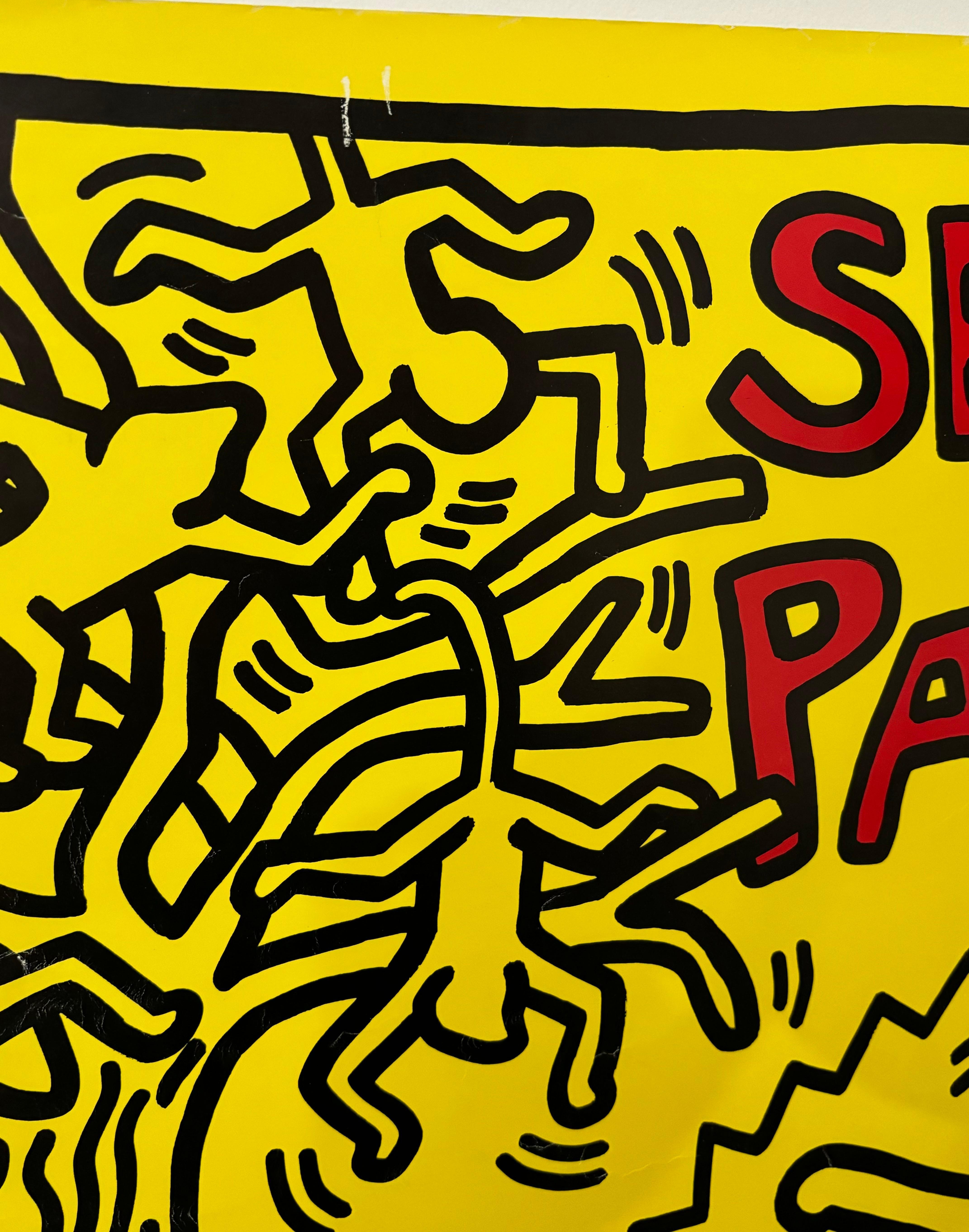 Keith Haring Secret Pastures 1984 poster For Sale 6