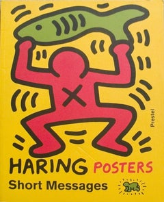 Libro con stampa offset “Short Messages” di Keith Haring, Pop Art, 2003
